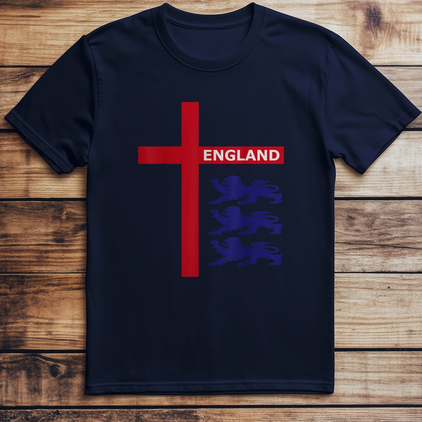 Lion Hearted England Fan T-Shirt