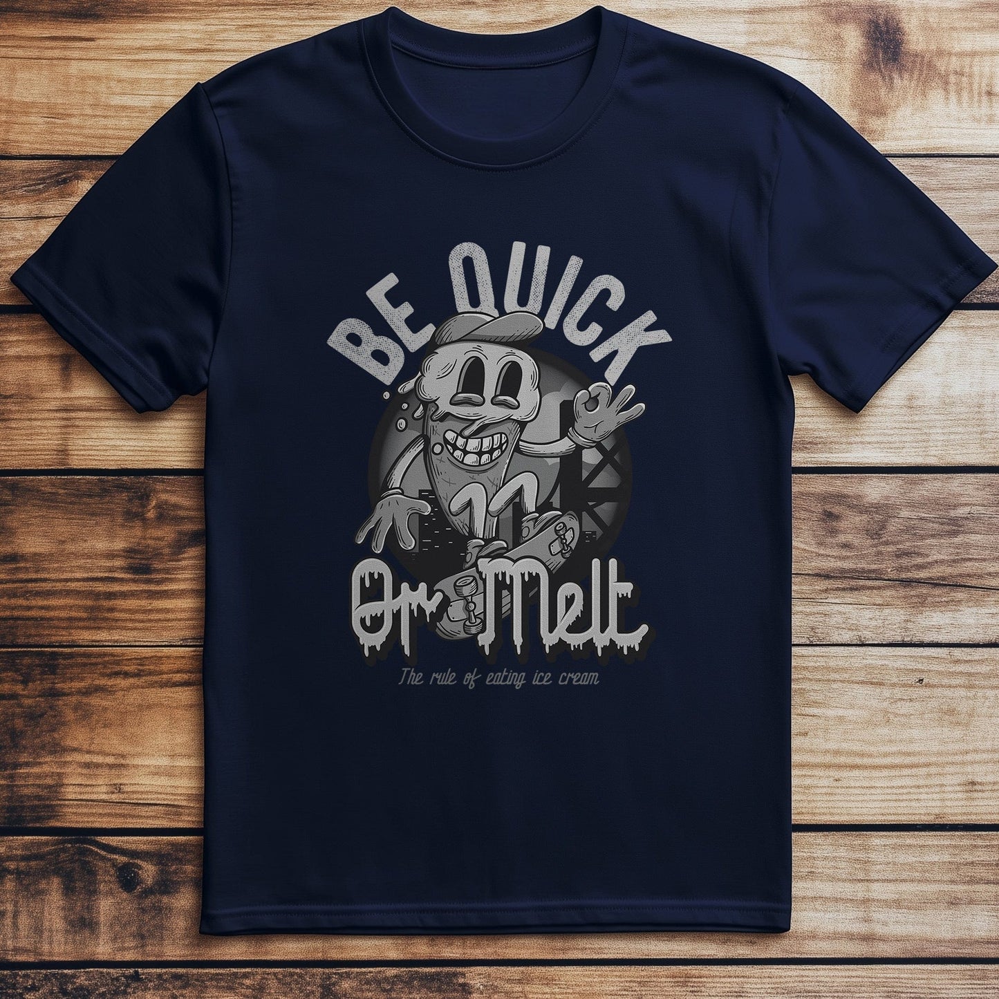 Ice Cream 9 Skeleton T-shirt