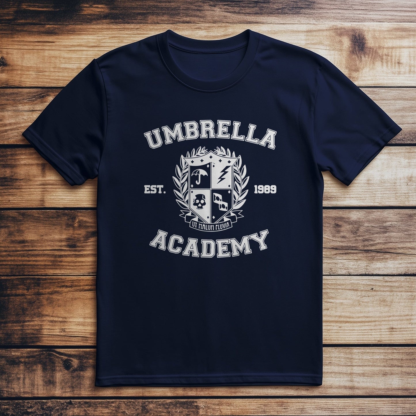 Umbrella Crest Academy t-shirt