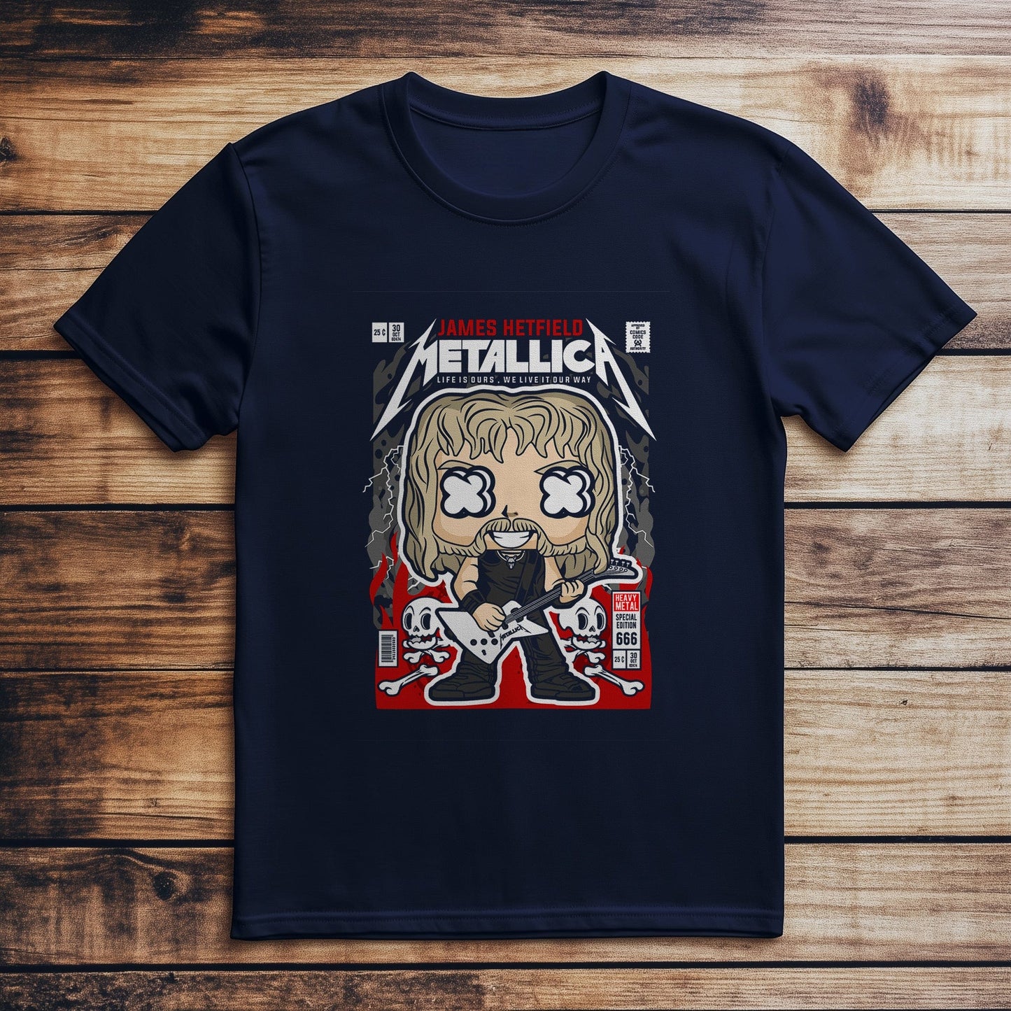 James Hetfield Metallica T-shirt