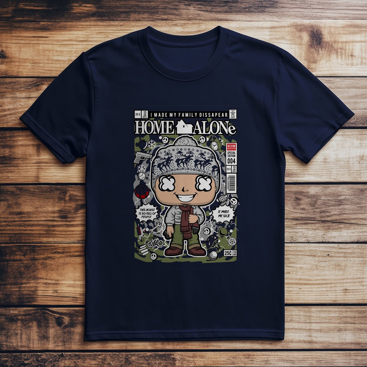 Kevin Home Alone T-Shirt - Hilariously