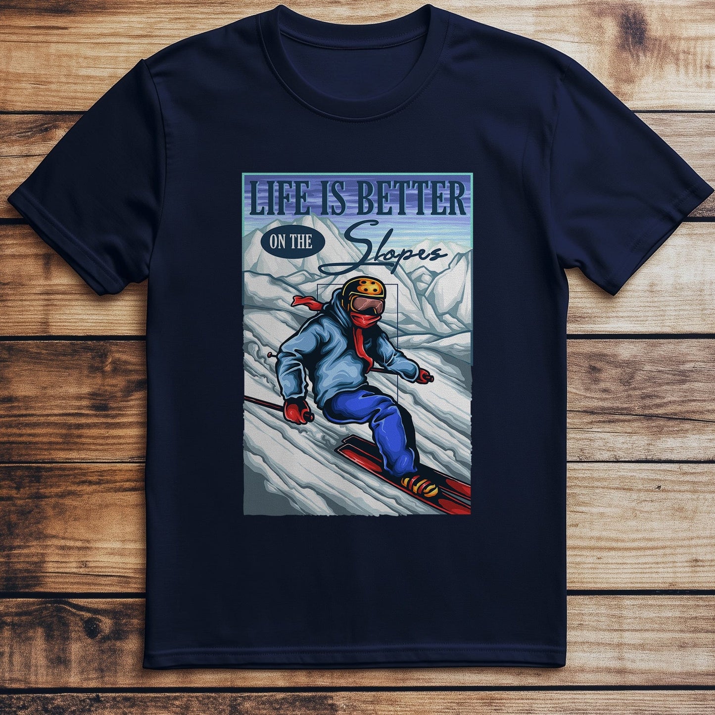 Ski Life T-Shirt - Shred the Slopes in