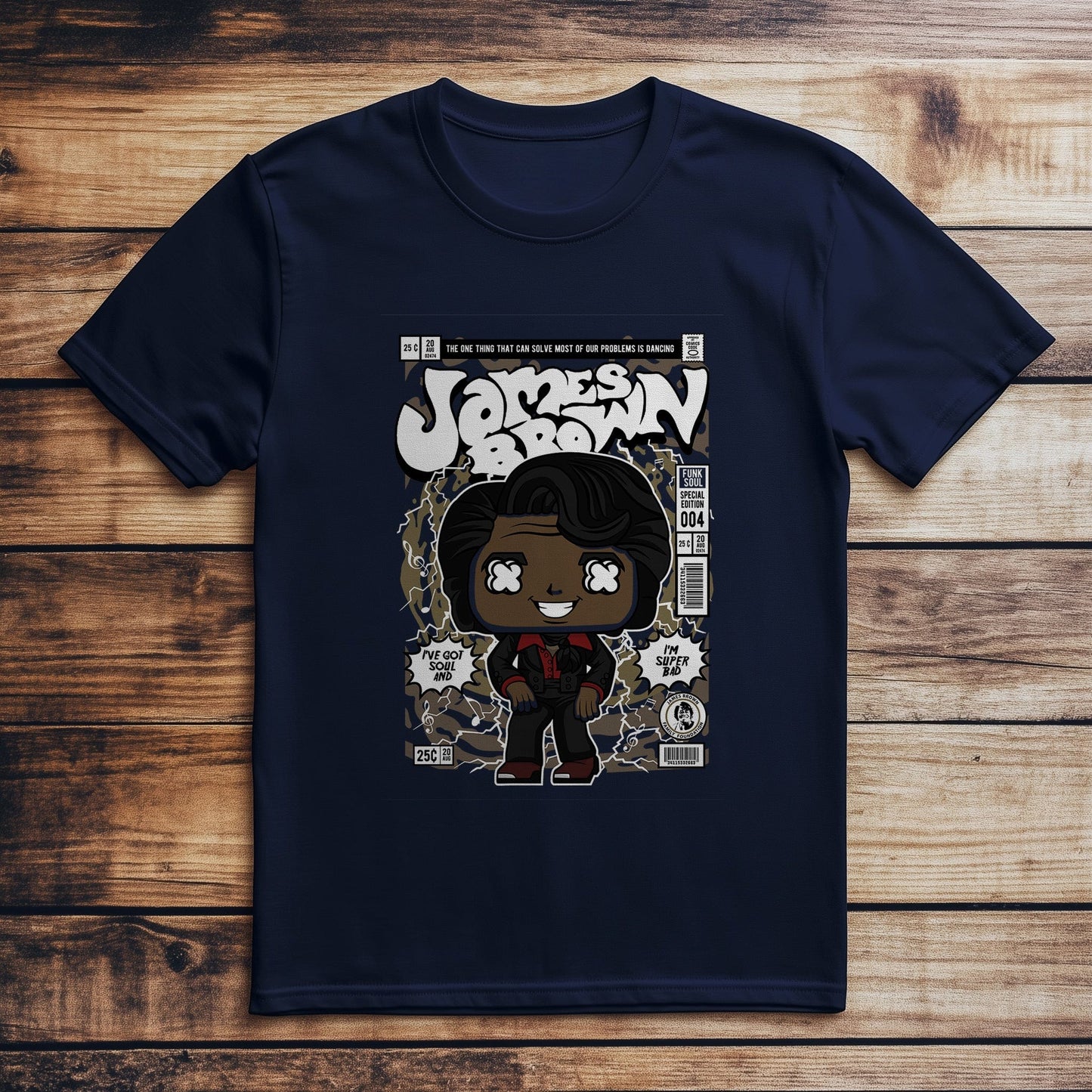 James Brown T-shirt - Funky