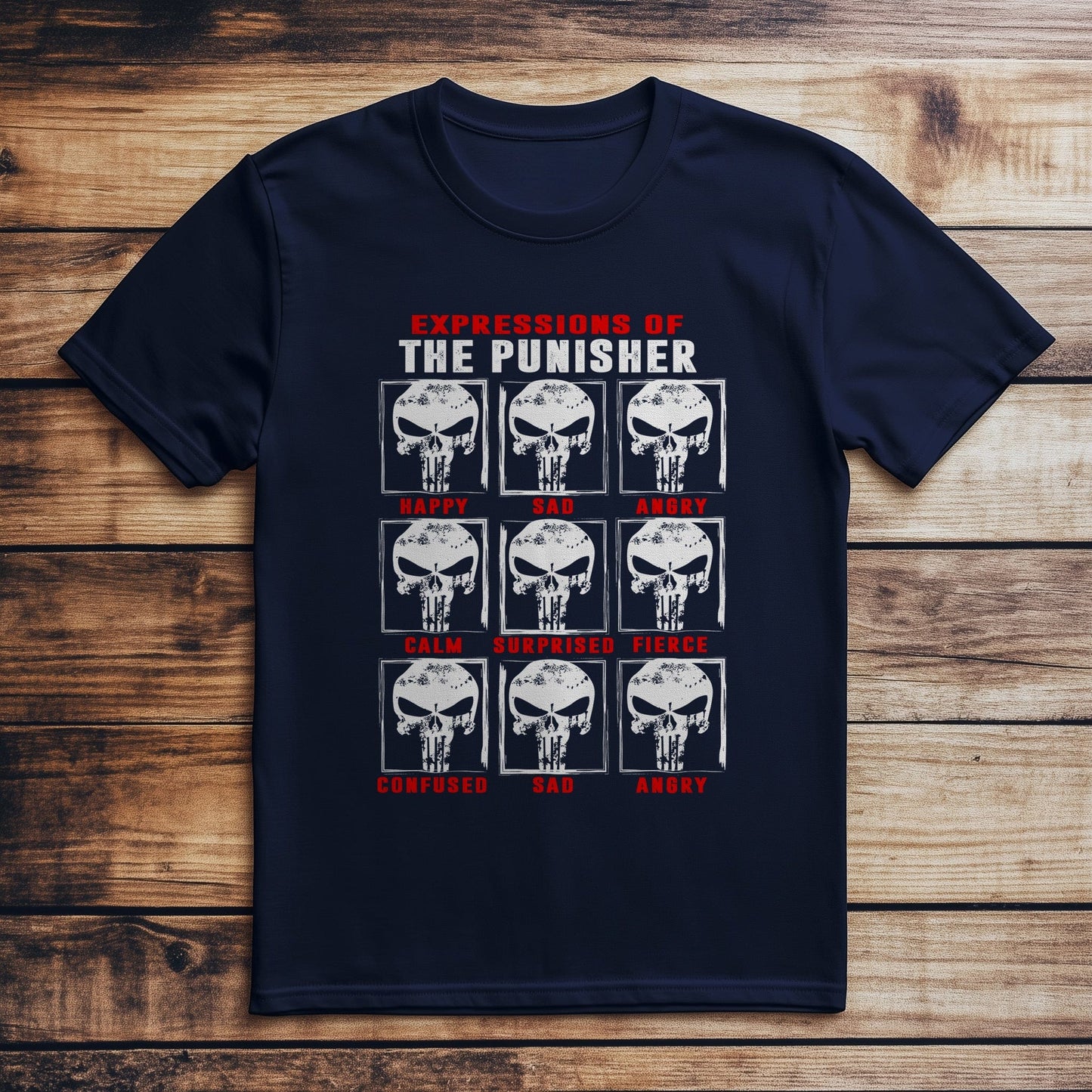 Expressions of Punisher T-Shirt