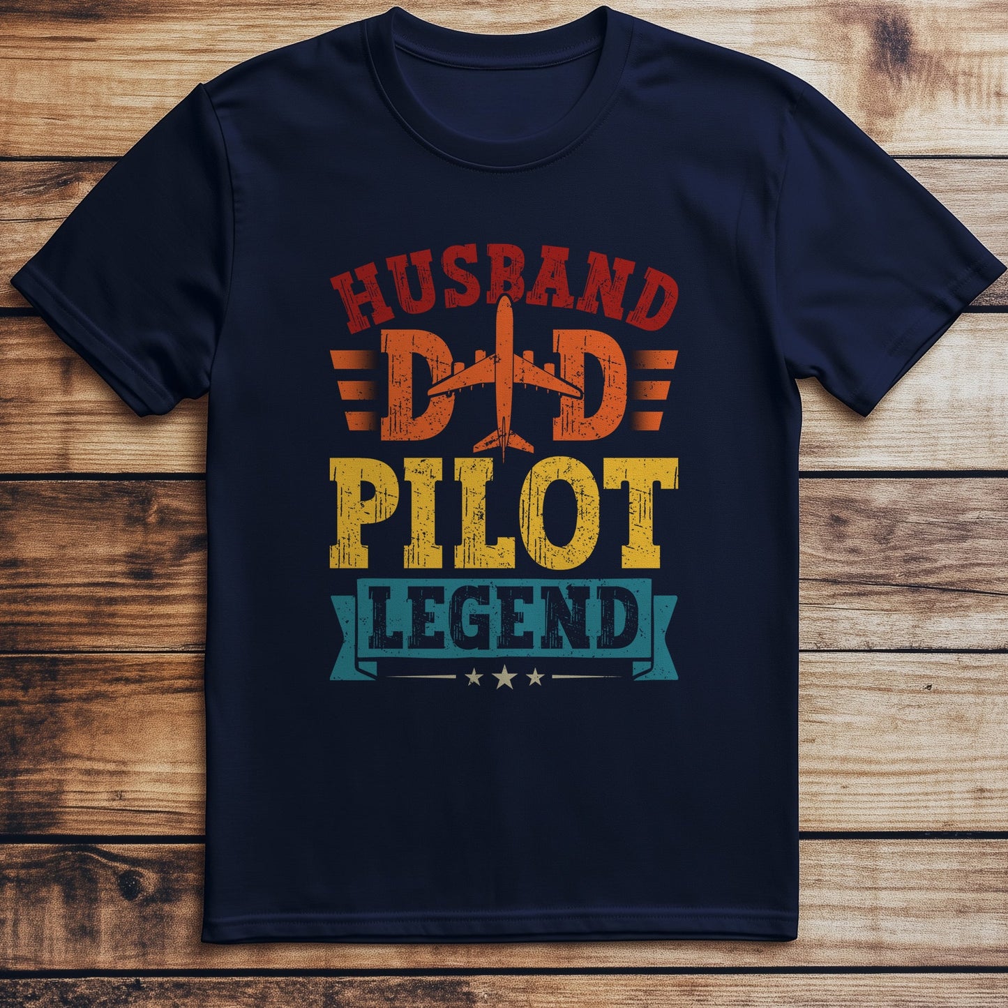 Husband Dad Pilot T-Shirt