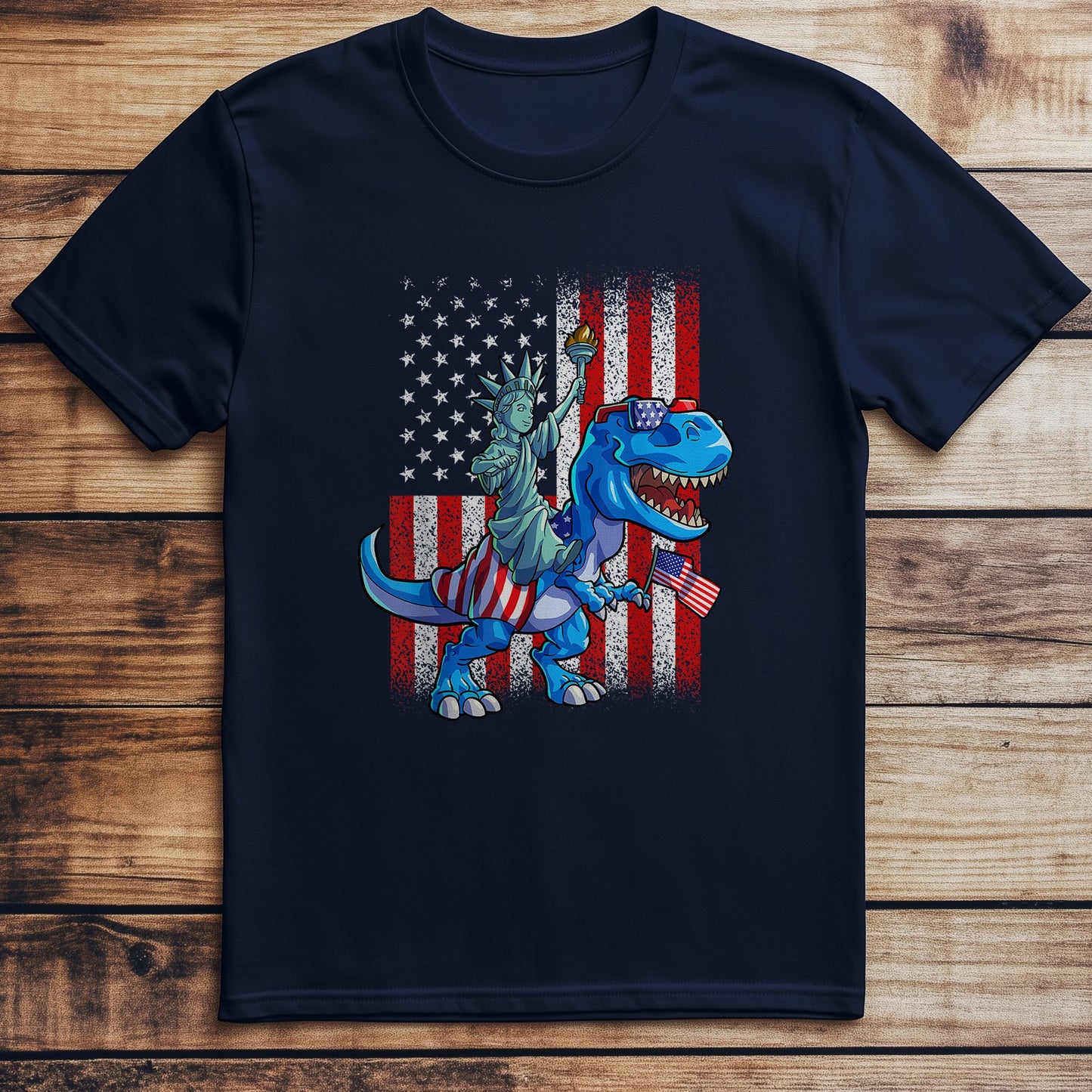 Dino Statue Of T-Shirt