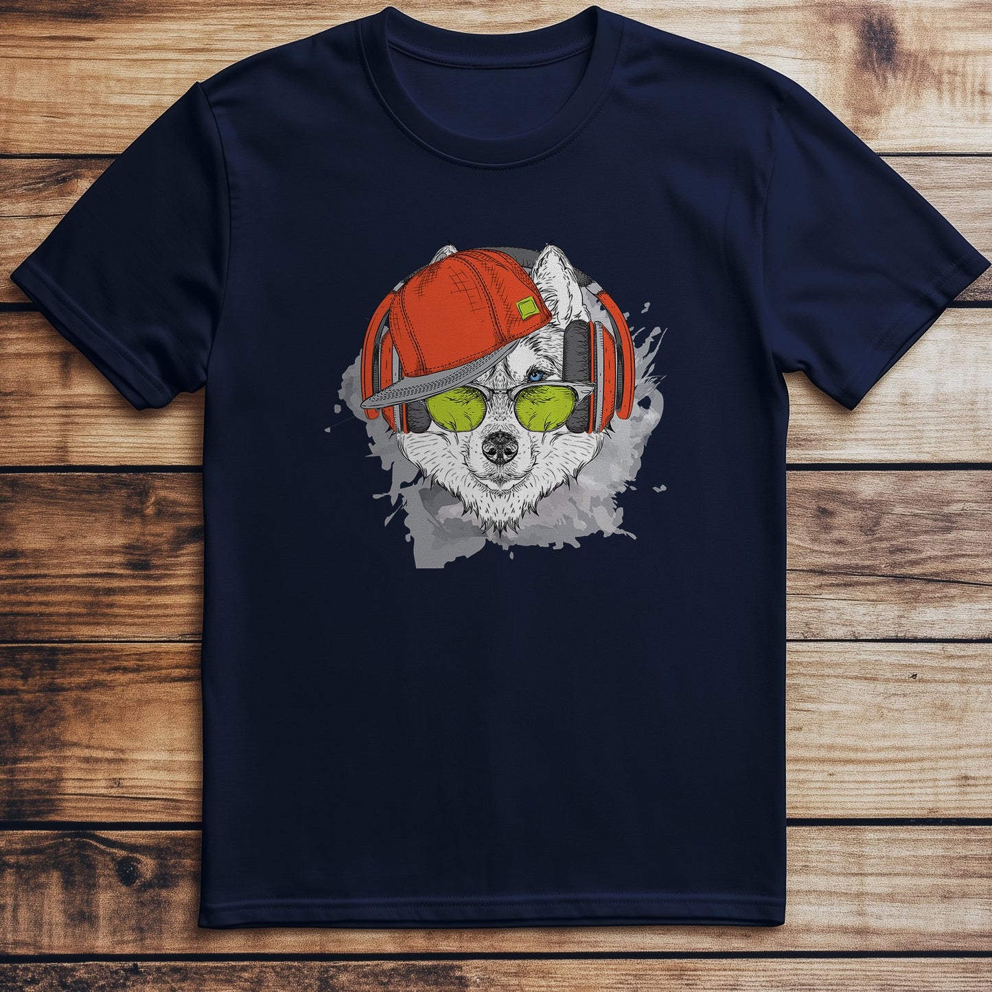 Huskie Headphone T-Shirt