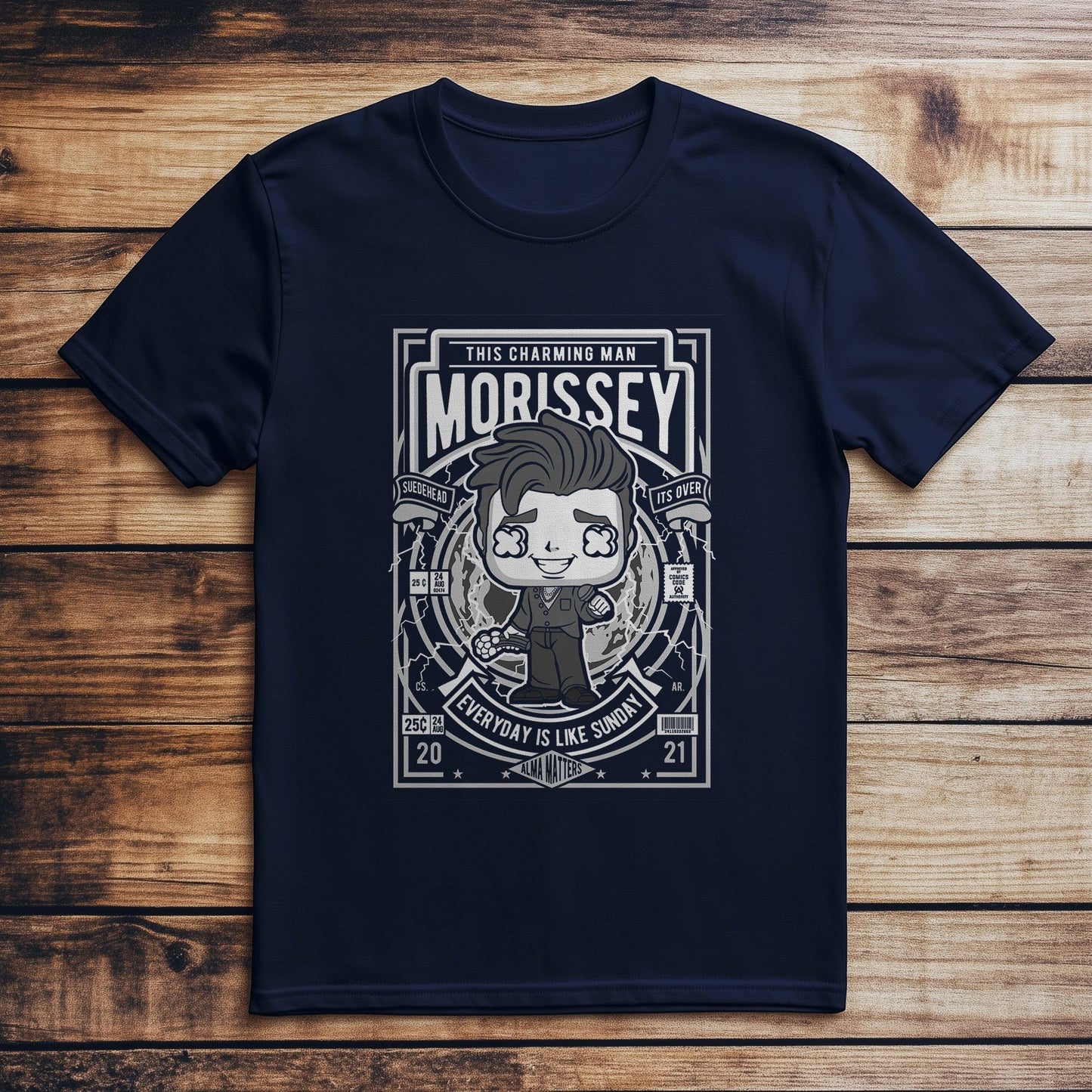 Morrissey Moustache Mayhem T-shirt