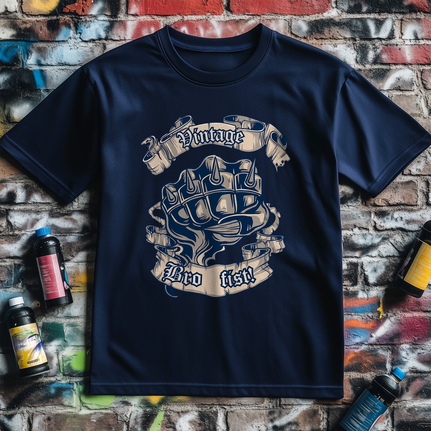 Vintage Bro Fist T-shirt - Unleash