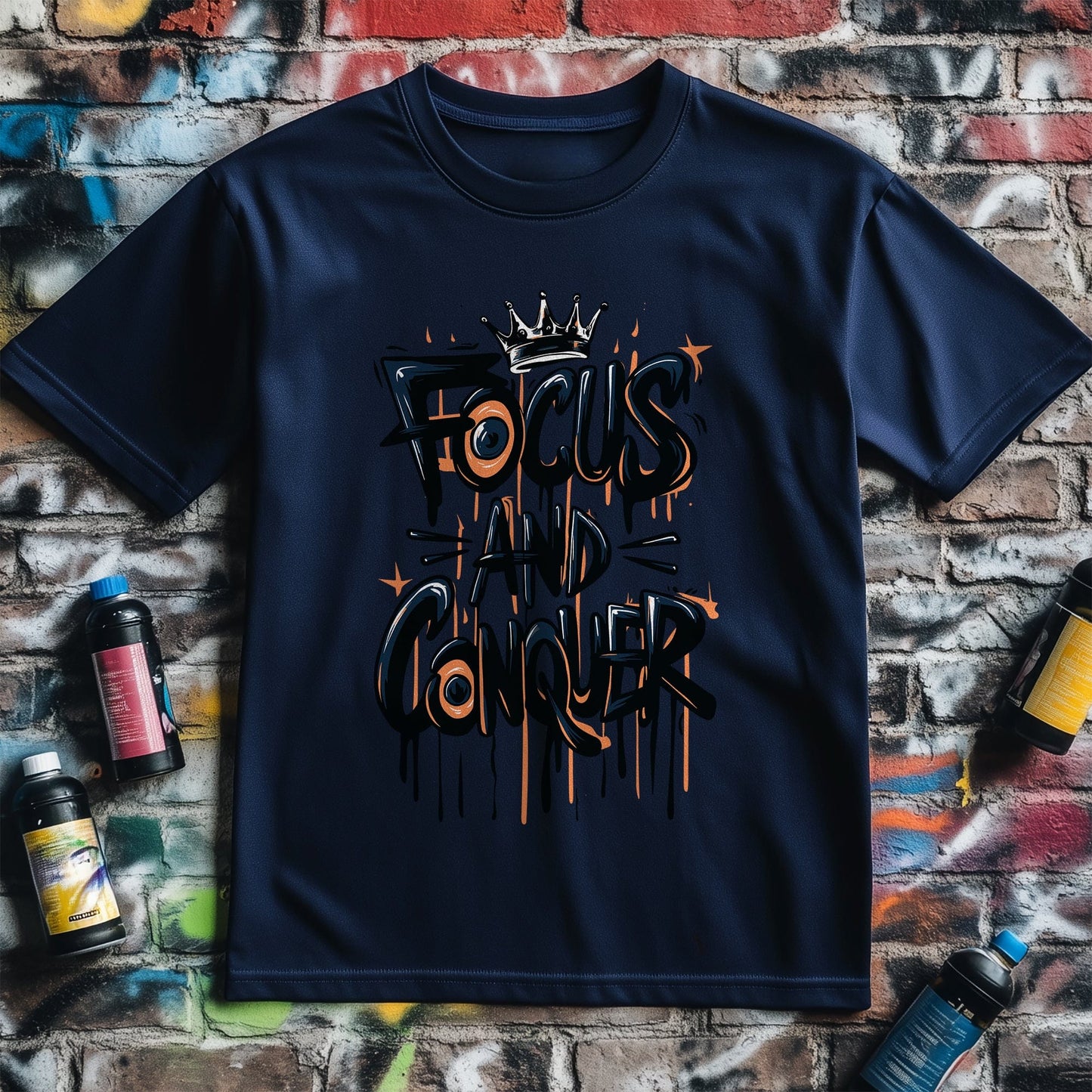 Motivation 1 Focus & Conquer t-shirt