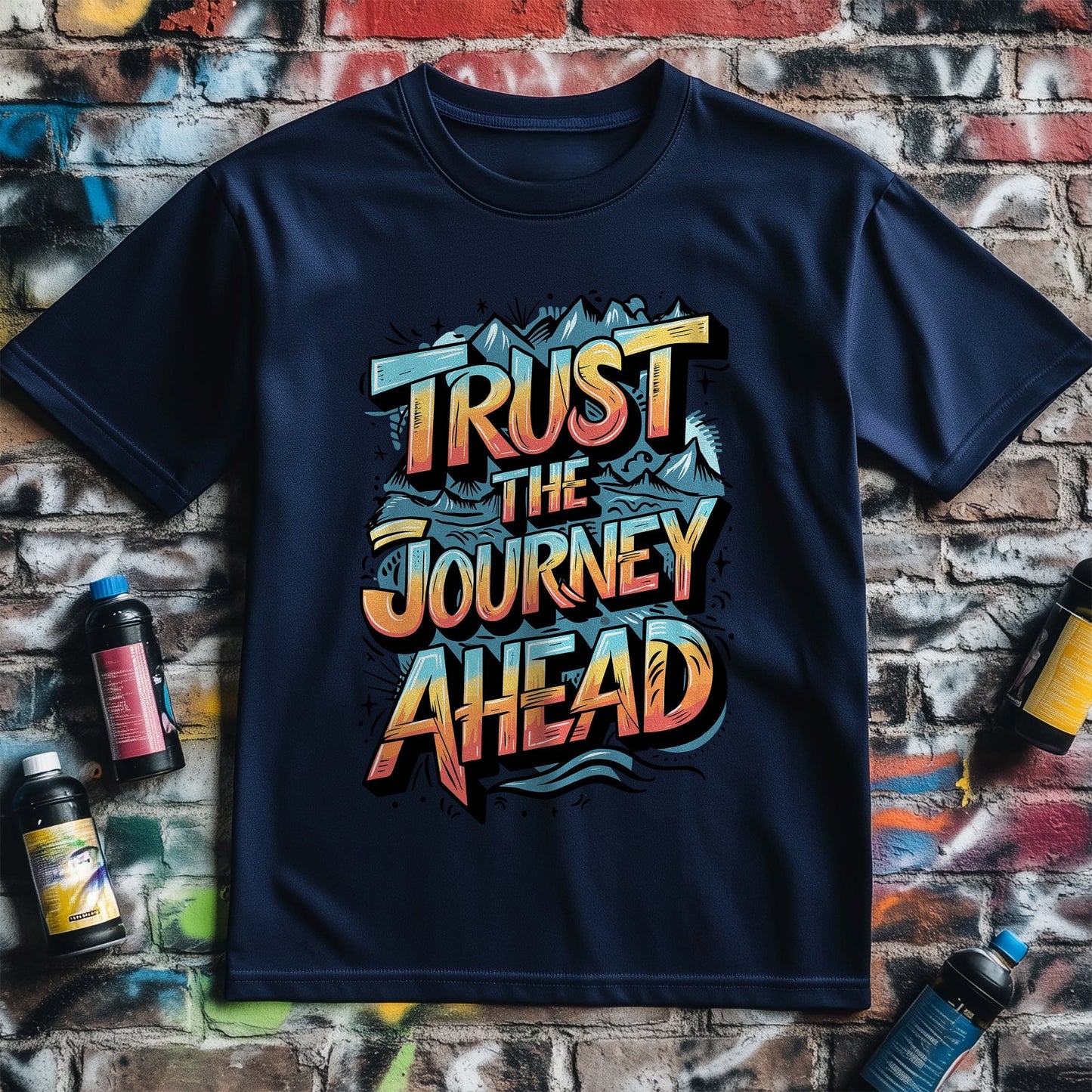 Motivation 19 T-shirt  Trust the Journey