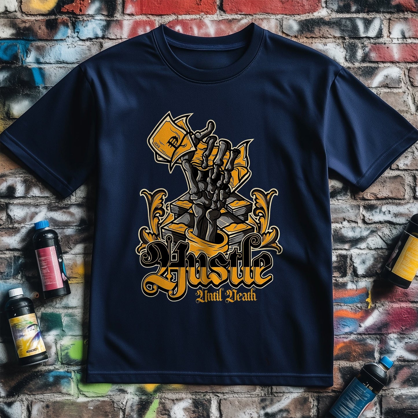 Hustle Until Death T-shirt - Work