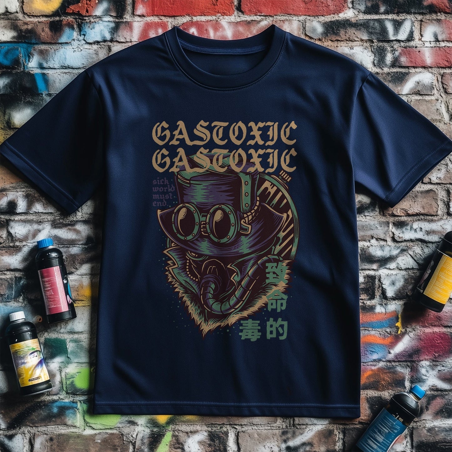 Gas Toxic Sixk World t-shirt -