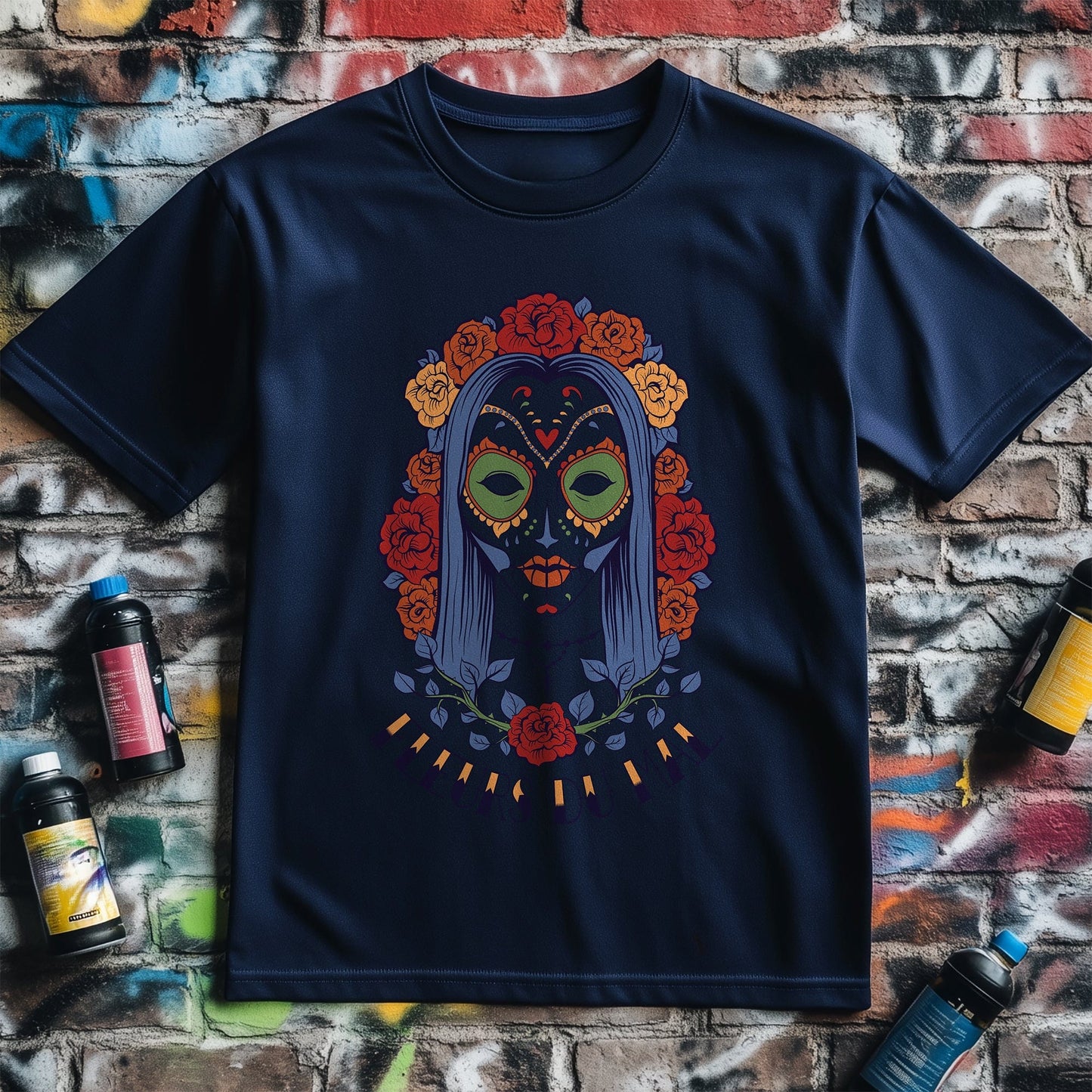 Fleurs Du Mal Sugar Skull T-Shirt -