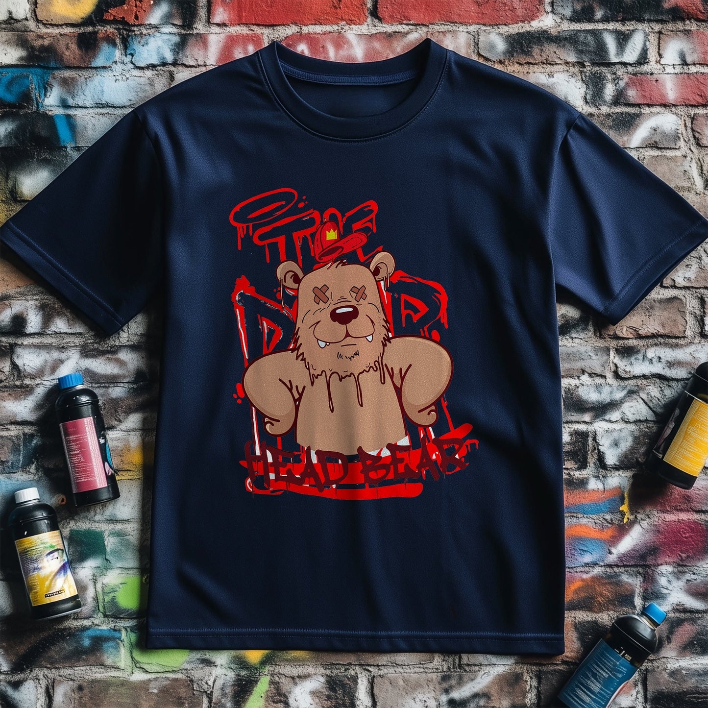 Head Bear T-shirt - Get your bear-y