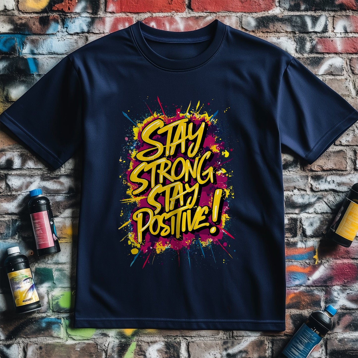 Motivation 53 Funny T-Shirt  Stay Strong, Stay Positive!