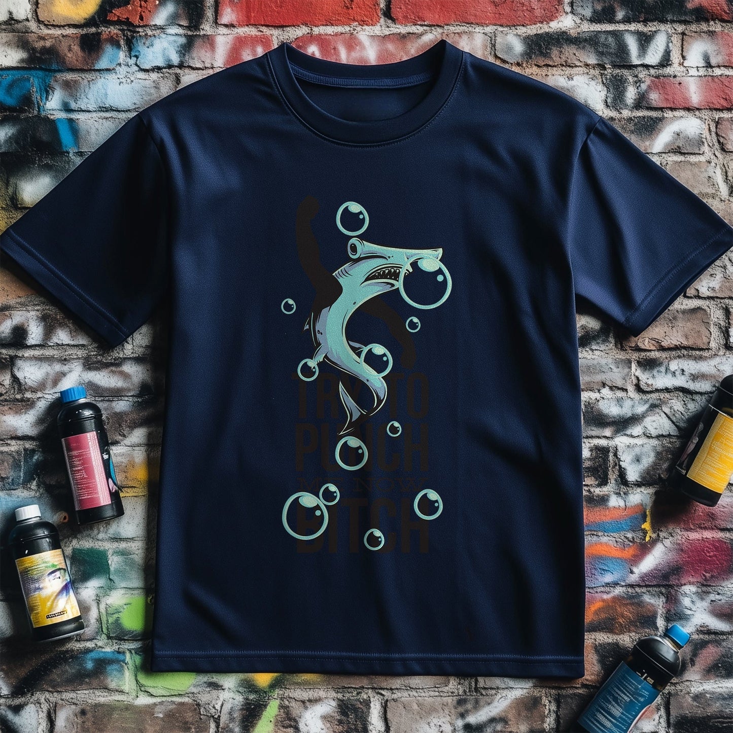Try To Punch Me Now Fish T-shirt