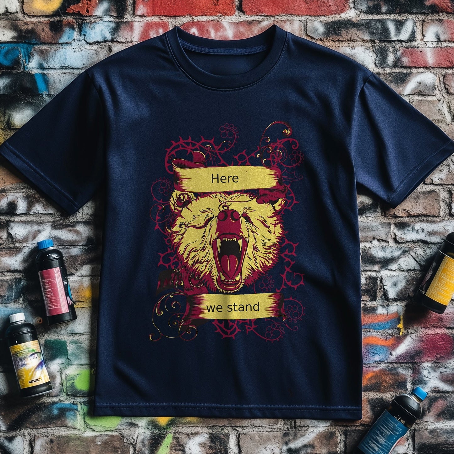 Here We Stand Bear T-shirt -