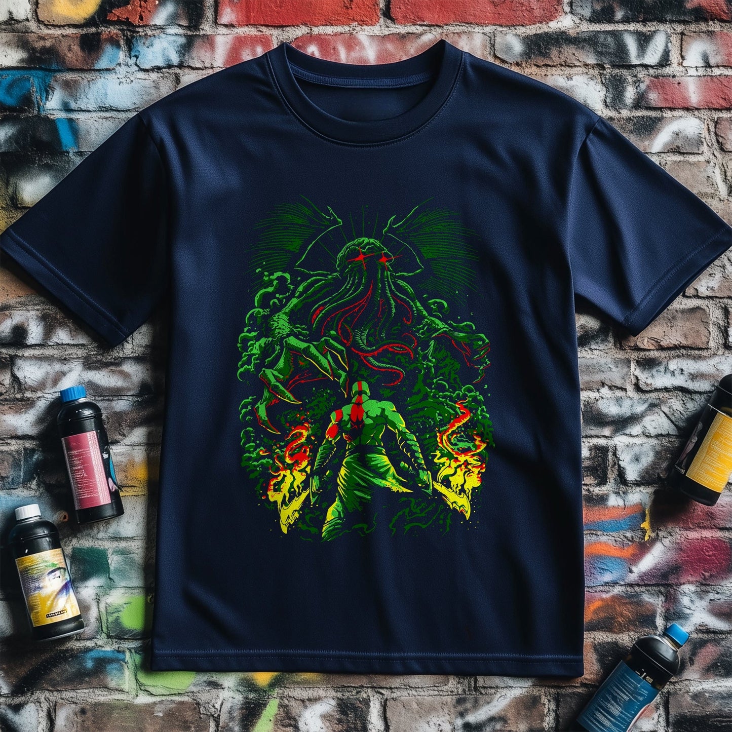 God of Cthulhu Cyborg T-Shirt -