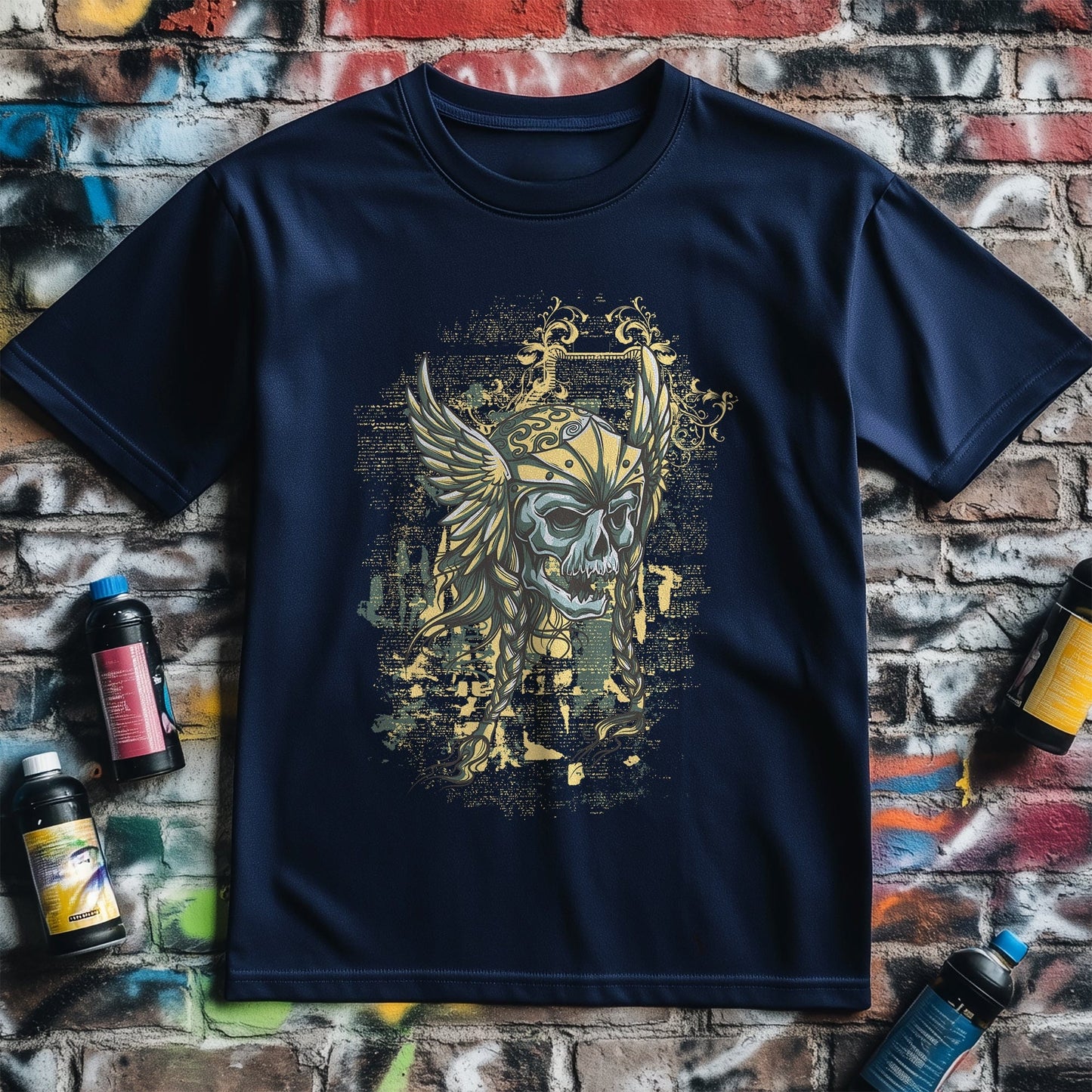 Greek God Skull T-Shirt -
