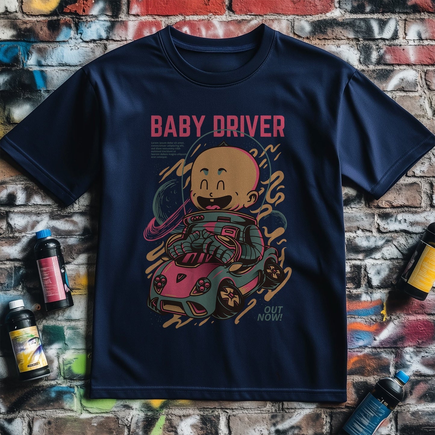 Baby Driver T-Shirt - Hilariously