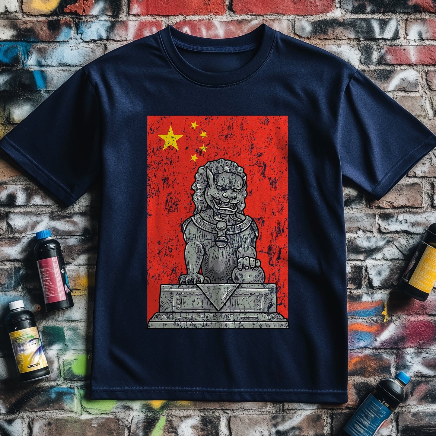 Chinese Guardian Lion T-shirt -