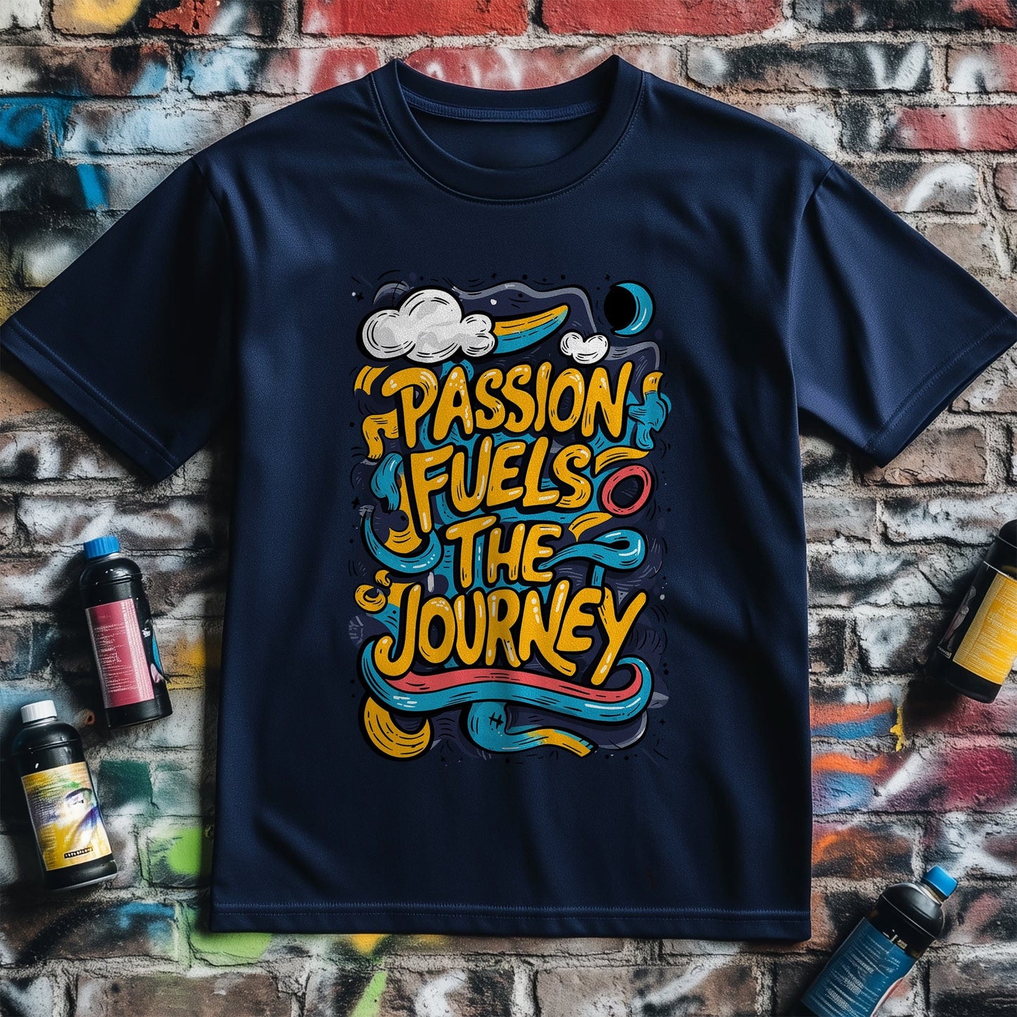 Motivation 80 T-Shirt Passion fuels the journey