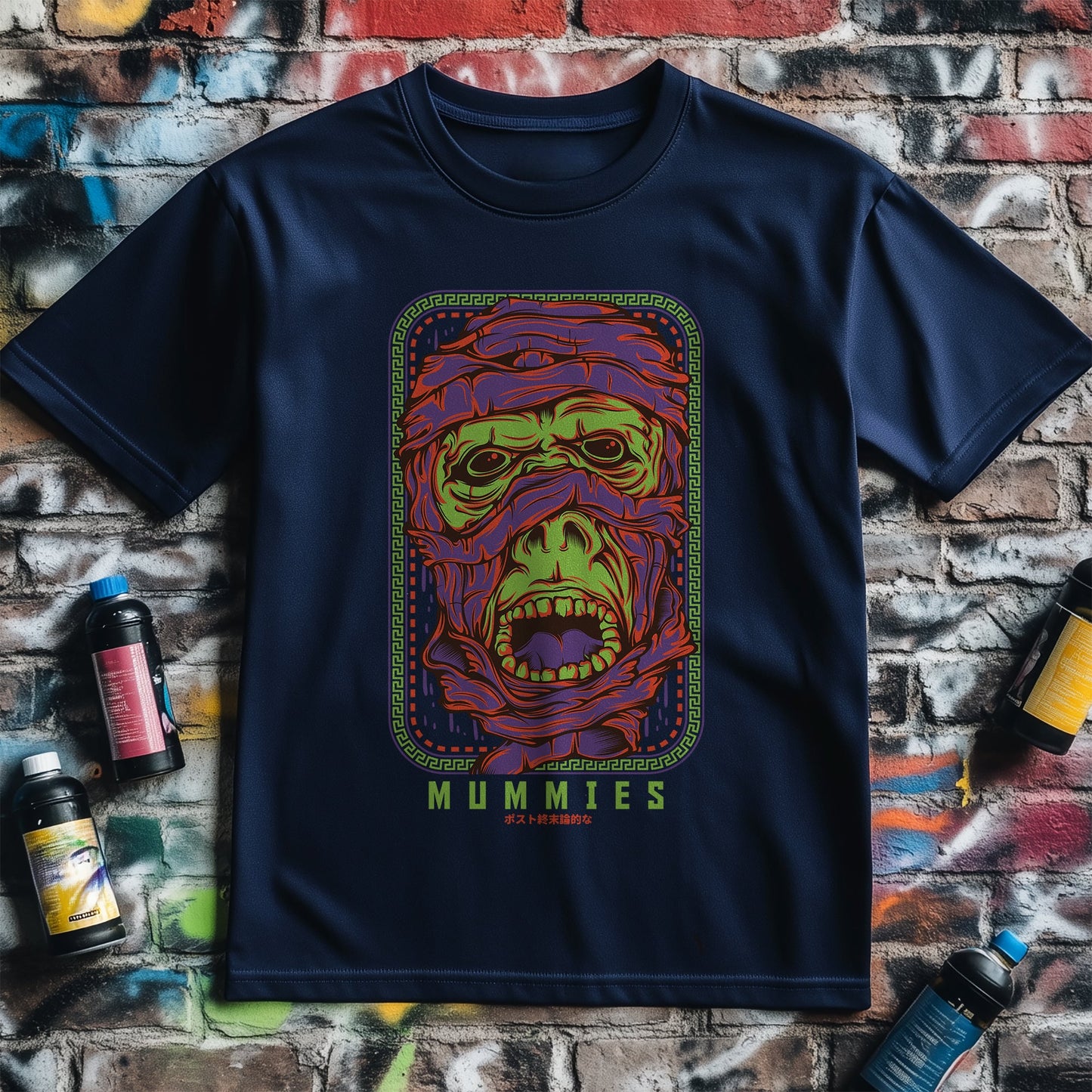 Mummies Poster T-shirt - Wrap