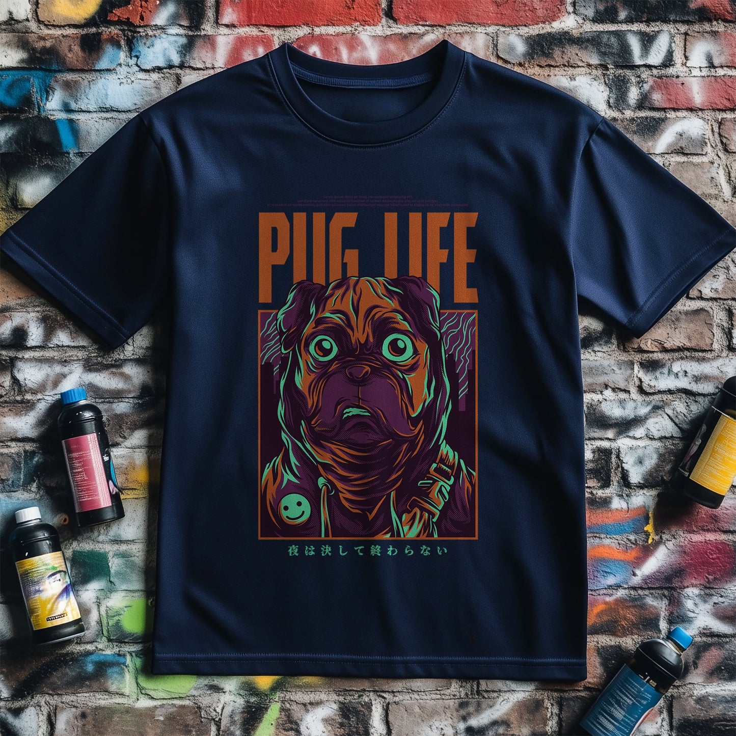 Pug Life Poster T-shirt ‚Äì Embrace