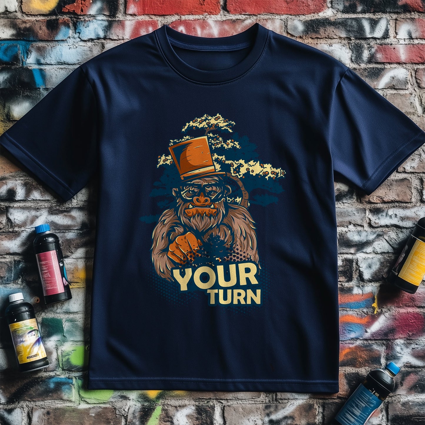 Your Turn Gorilla T-Shirt - Fancy