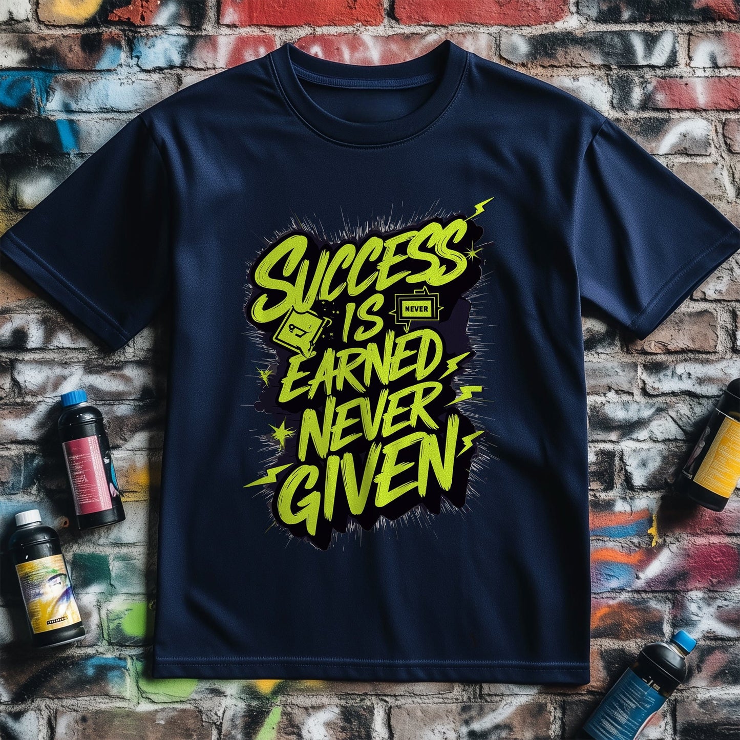 Motivation 11 T-Shirt  Earned Success, Not Given!
