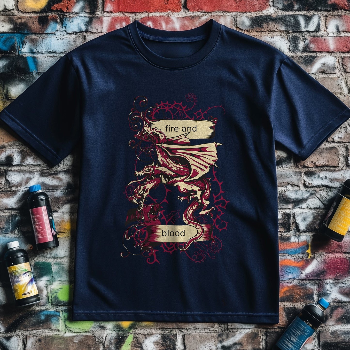 Dragon Fire & Blood T-shirt -