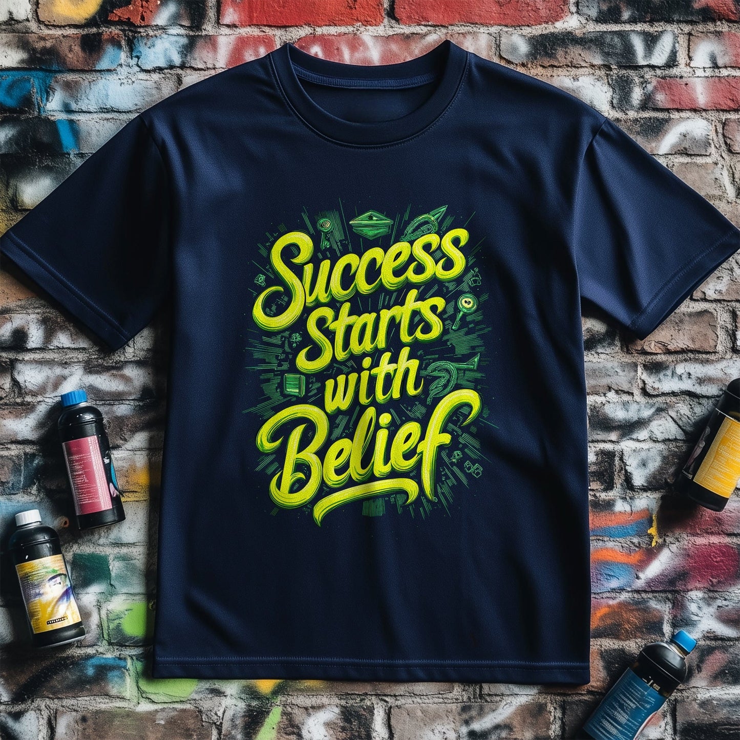 Motivation 74 T-Shirt success starts with belief
