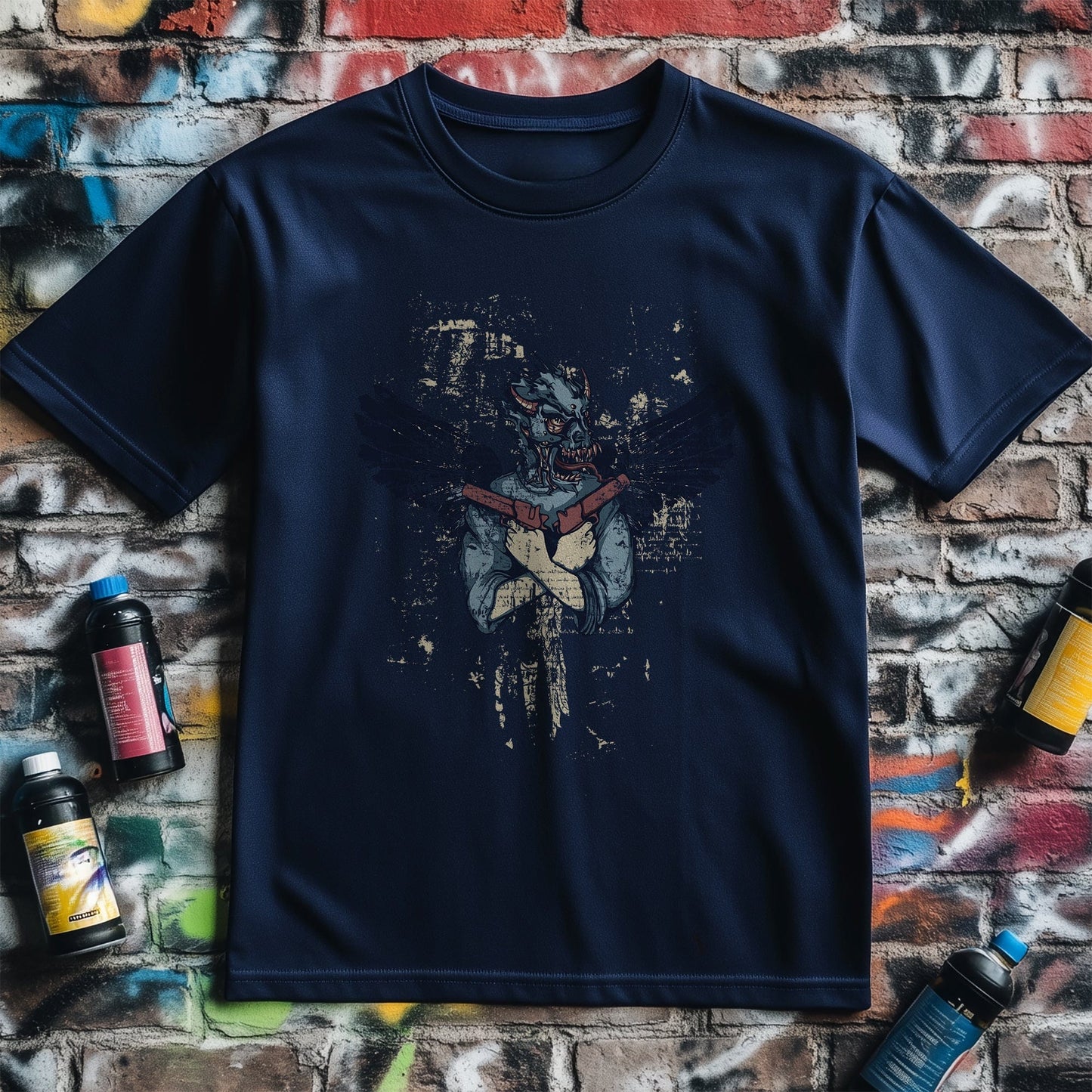 Gangster Demon T-Shirt ‚Äì Flap Your