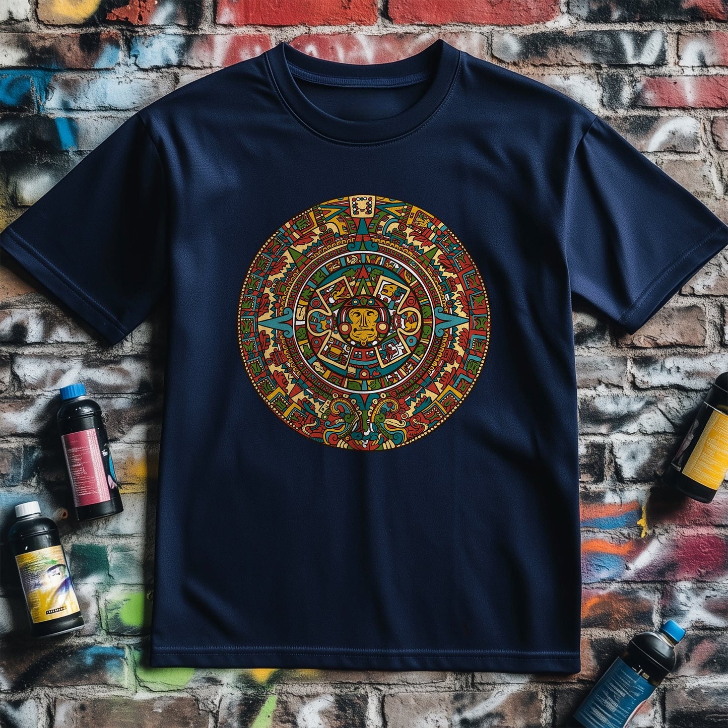 Aztec Crest T-Shirt - Time-Traveling
