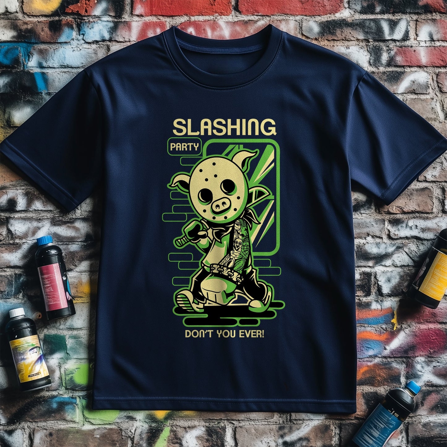 Slashing Party T-Shirt ‚Äì Cut Through