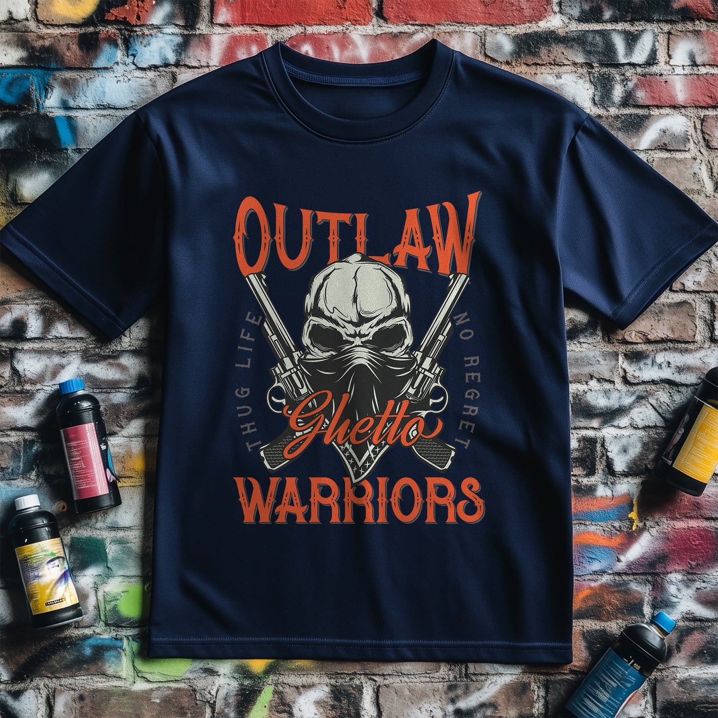 Outlaw Ghetto Warrior T-Shirt -