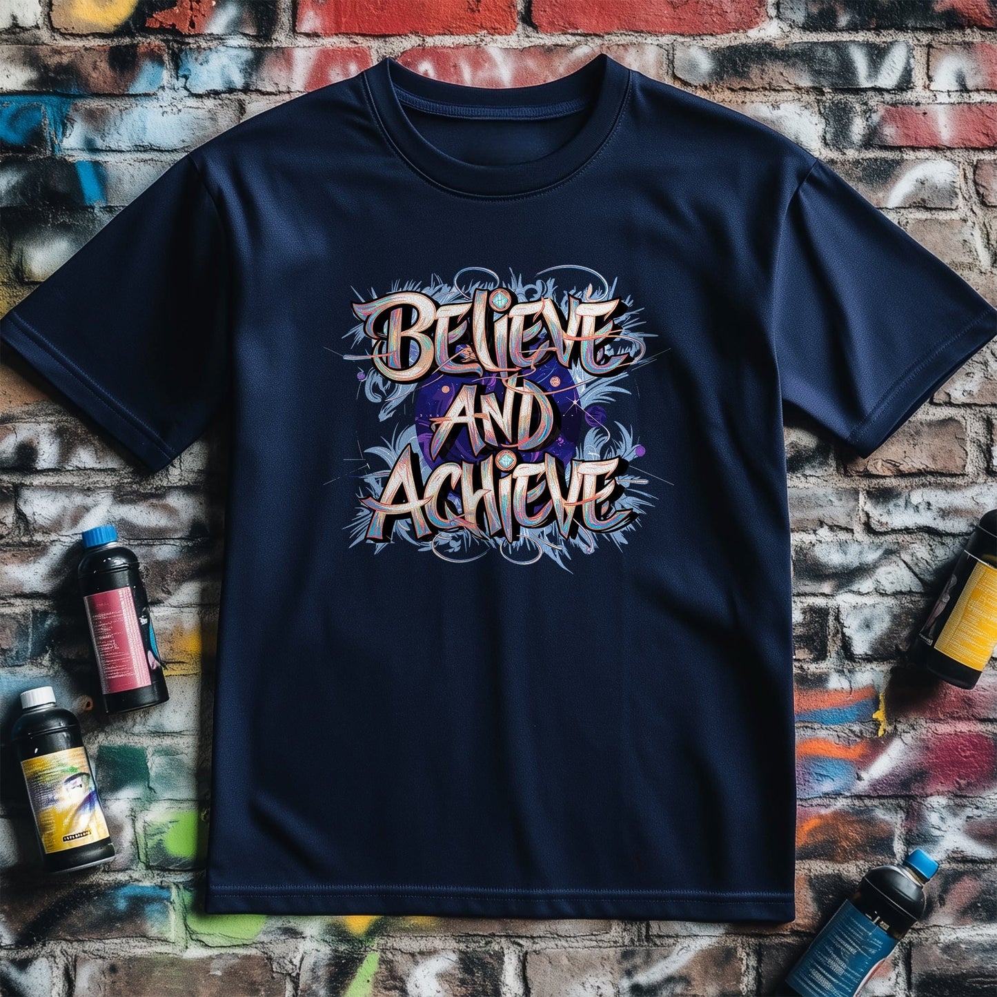 Motivation 50 T-shirt Believe and achieve