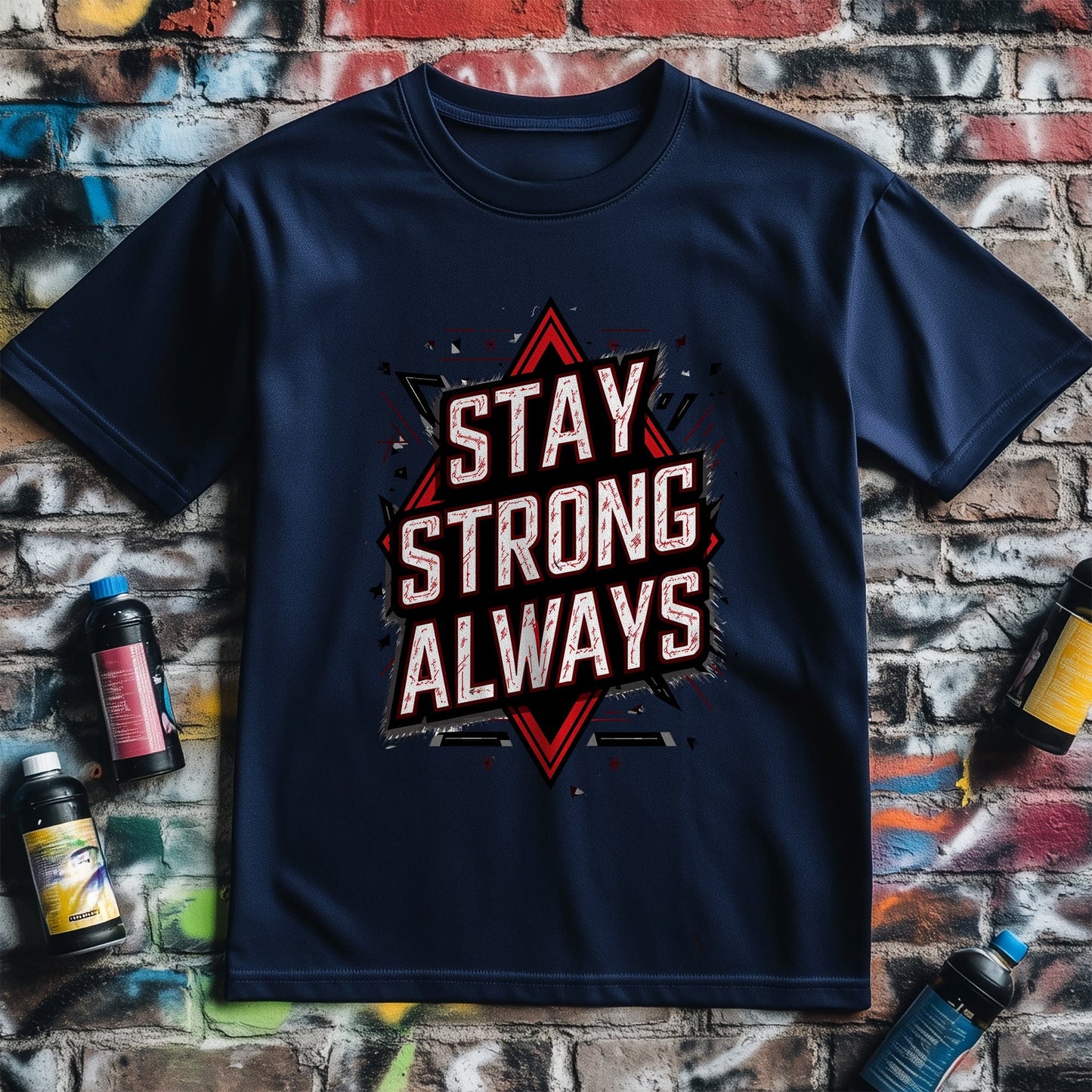 Motivation 100 T-Shirt Stay Strong