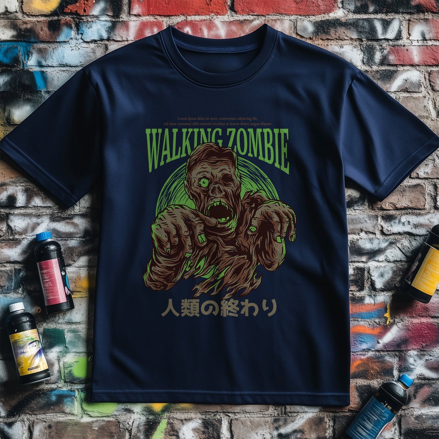Walking Zombie T-shirt ‚Äì Fun &