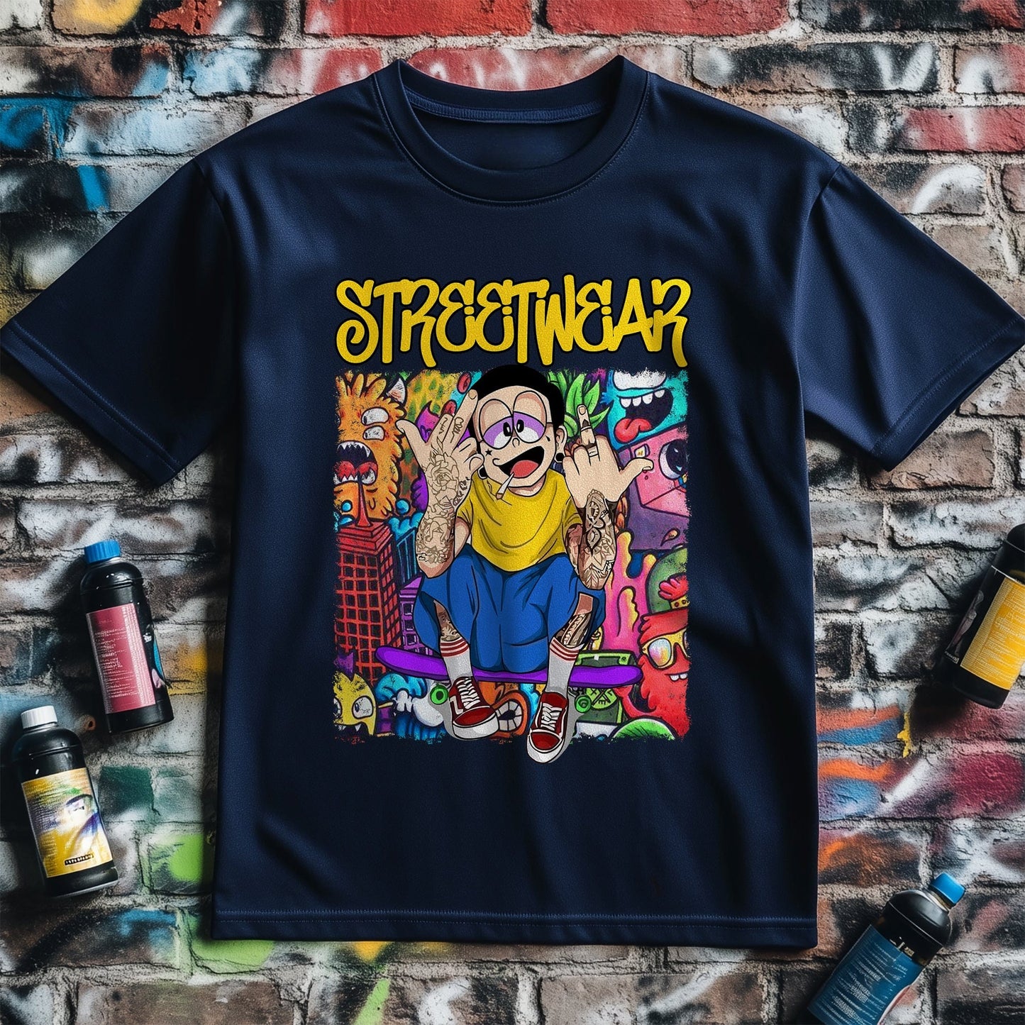 Streetwear Graffiti t-shirt