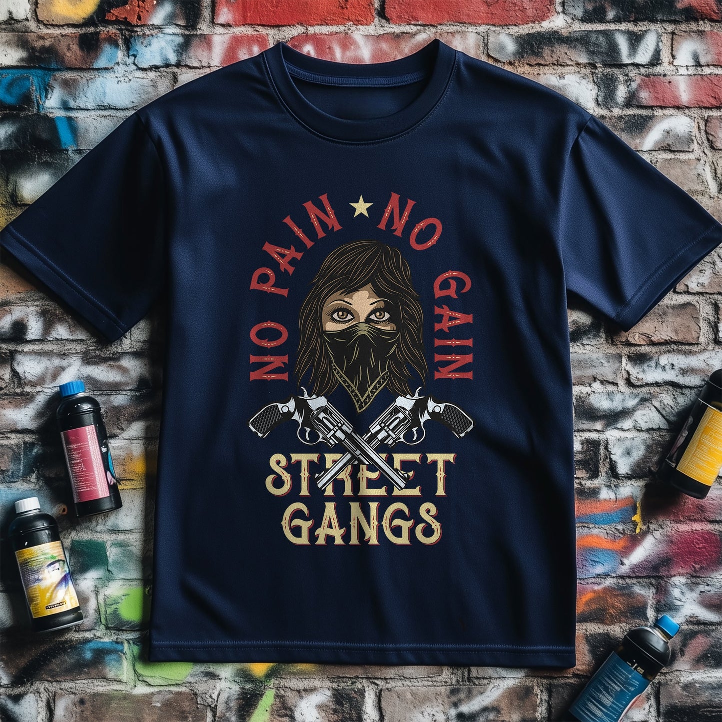 No Pain, No Gain Street Gang T-Shirt