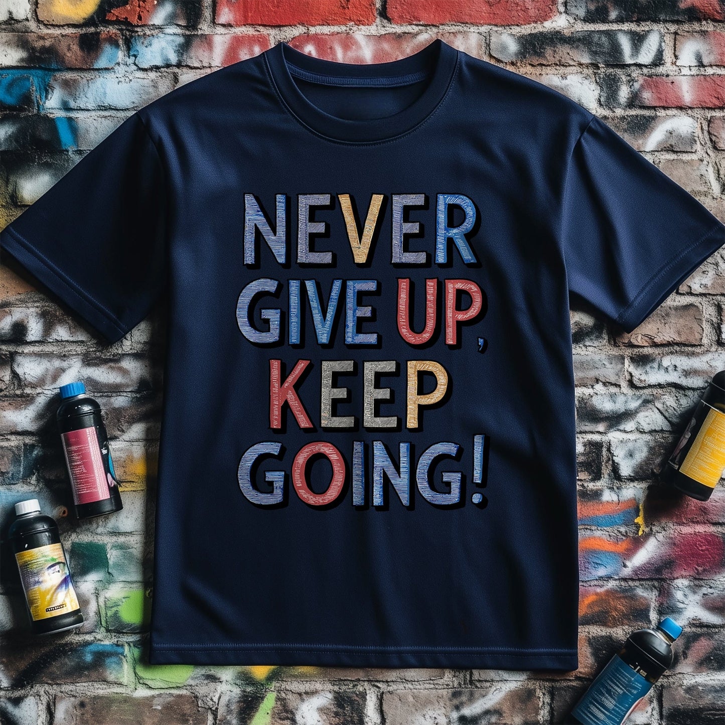 Motivation 29 T-Shirt Never give up