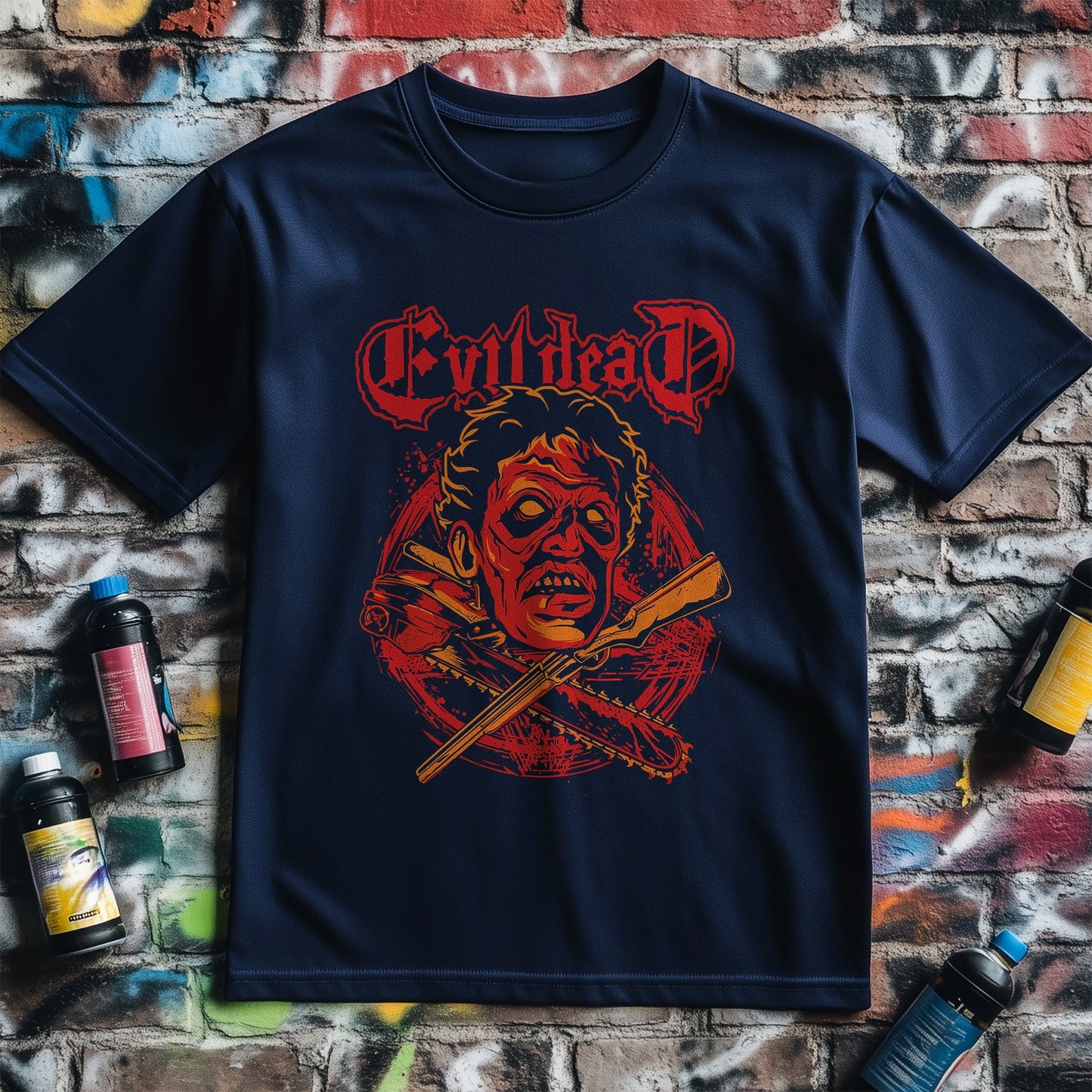 Evil Ash Skull & Crossbones T-shirt