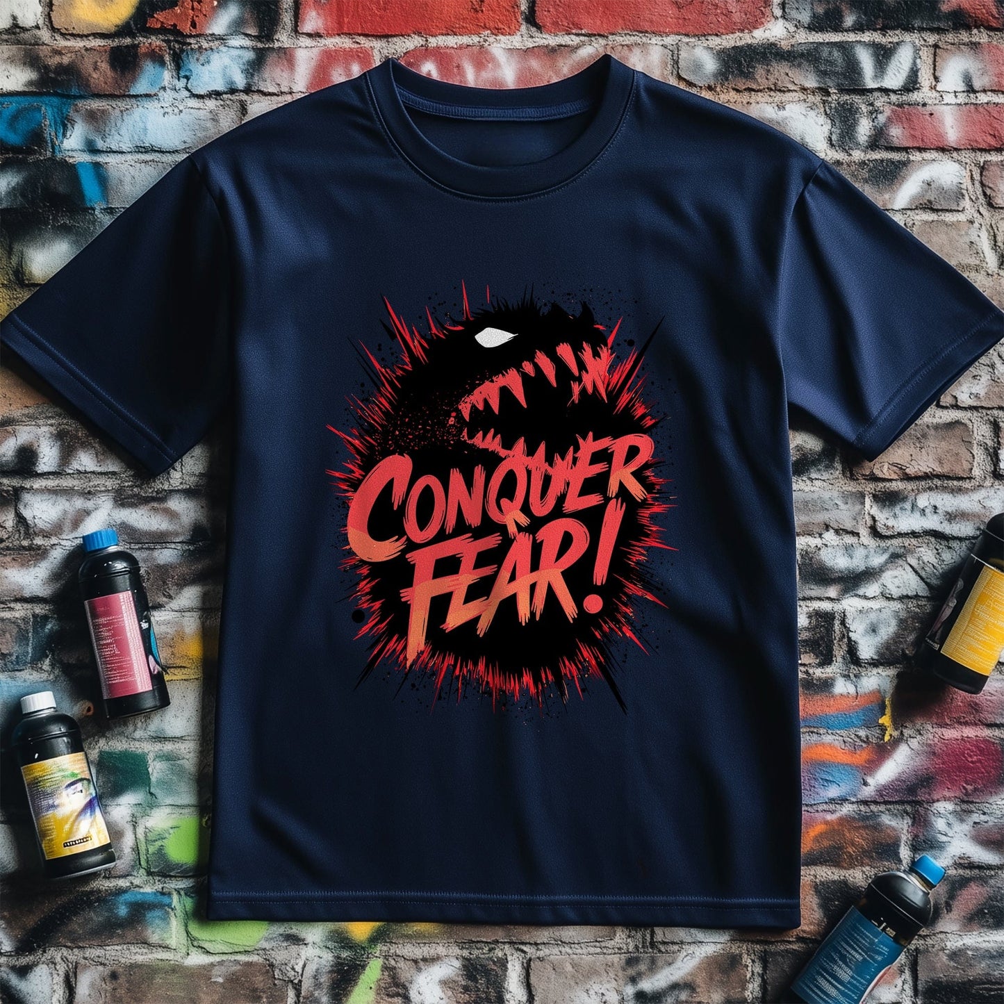 Motivation 96 Conquer Fear T-shirt