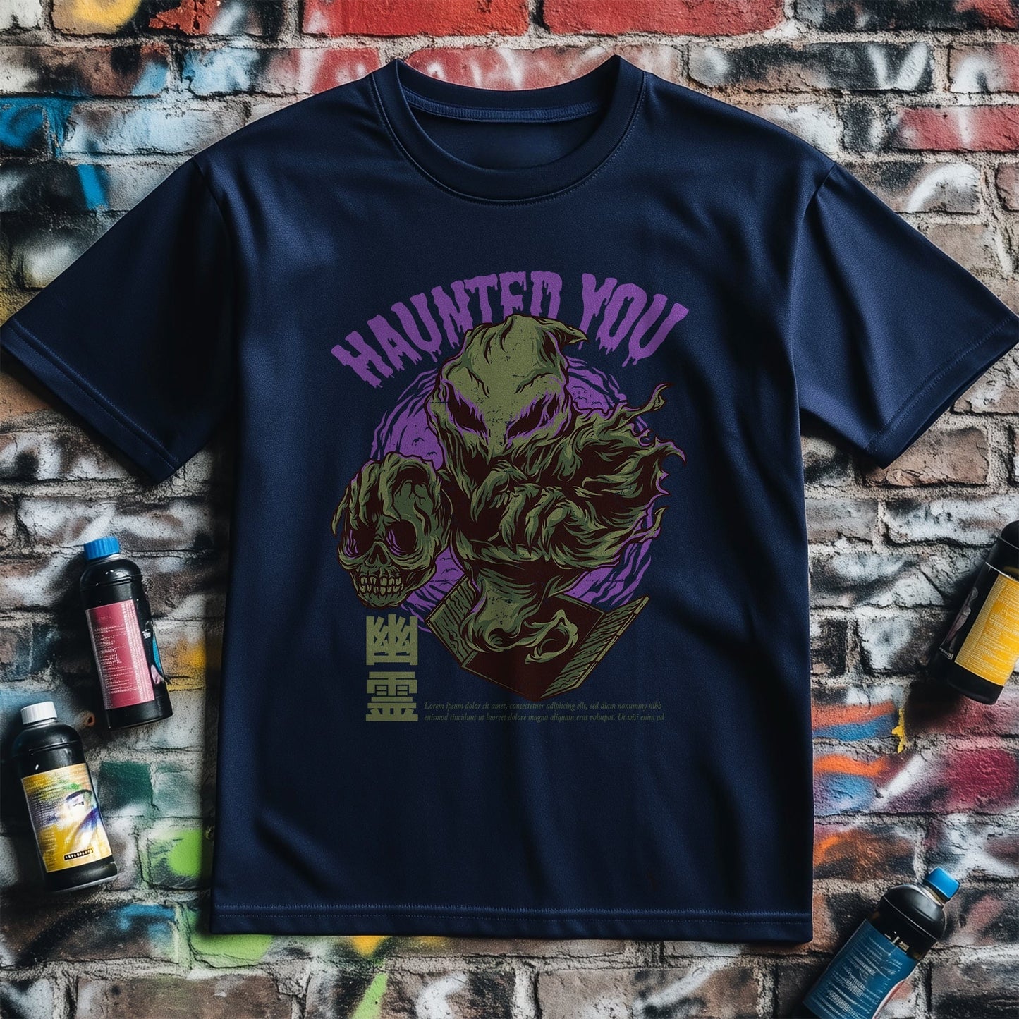 Haunted You Book T-Shirt Spookily