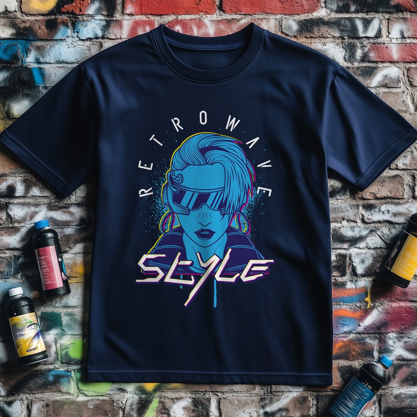Cyberpunk_9 T-shirt - Futuristic