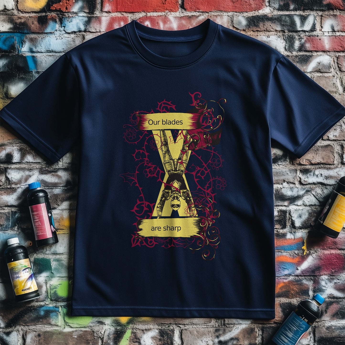 Our Blades Are Sharp T-shirt - Cut