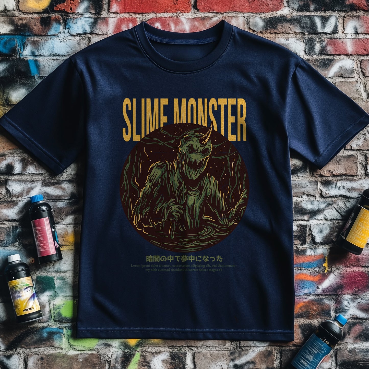 Slime Monster T-shirt - Funny &