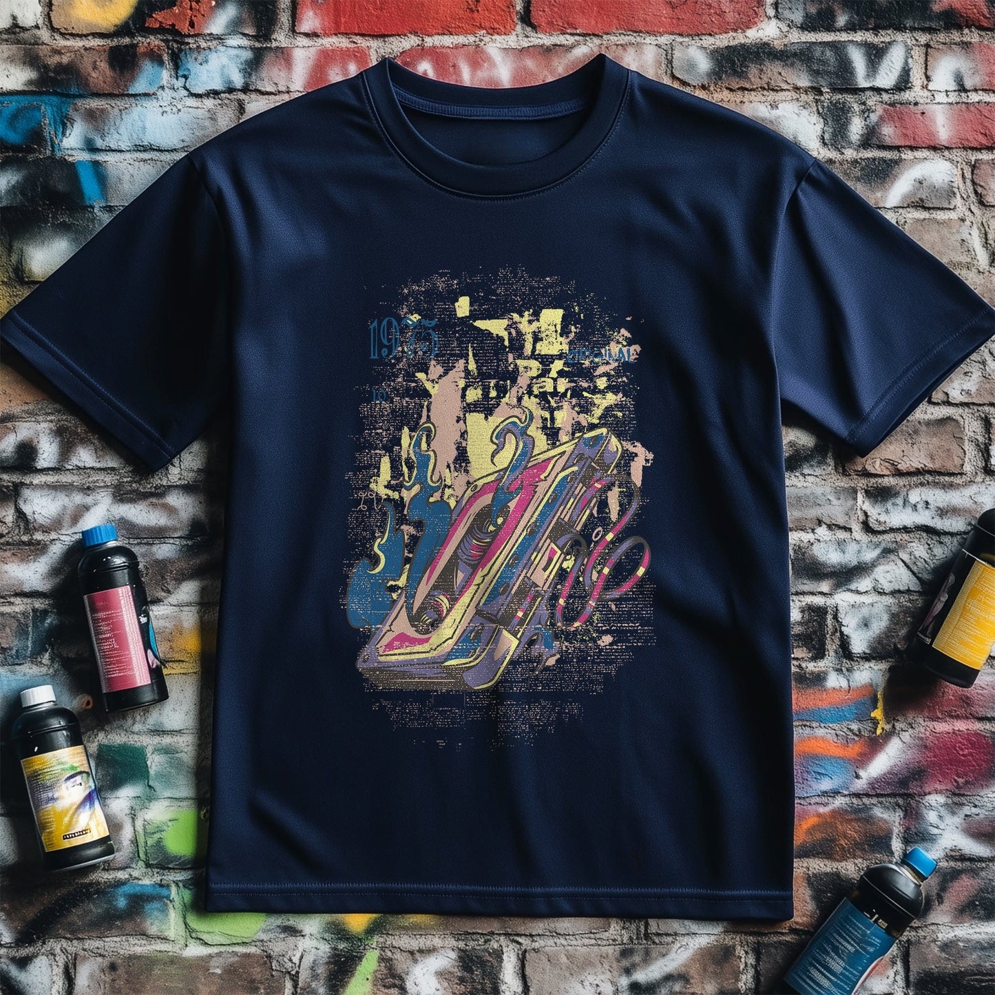 Burning Tapes T-Shirt - Hilarious